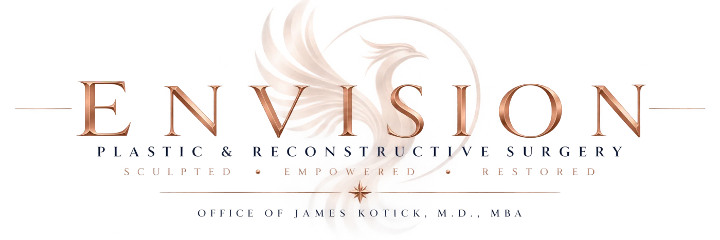 Envision Plastic and Reconstructive Surgery. Sculpted. Empowered. Restored. Office of James Kotick MD MBA.